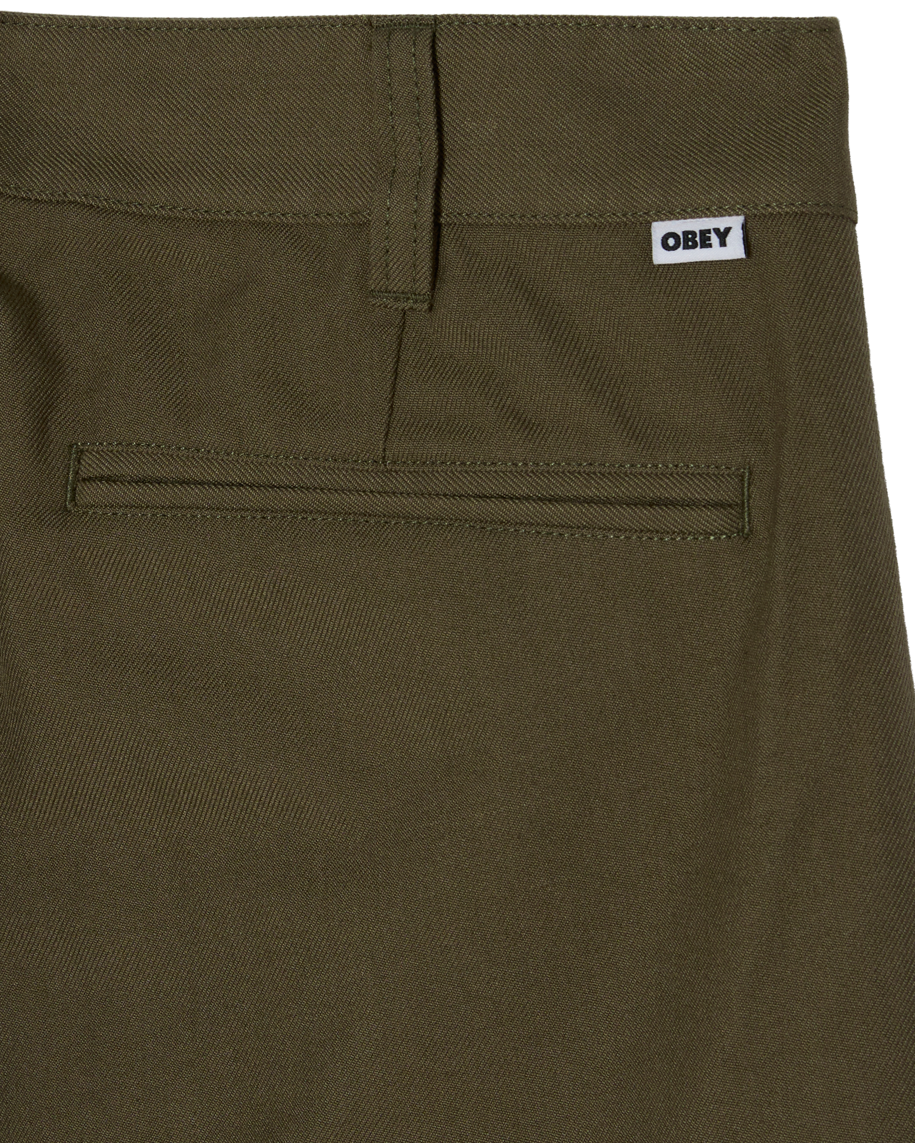 Obey Dean Pleated Pants Stone Gray Herren Bundfaltenhose ocker braun